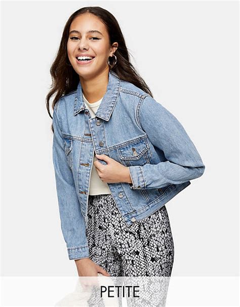 petite denim jacket cropped.